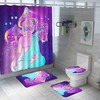 Psychedelic Mushroom Shower Curtain, Artistic Bathroom Decor