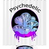 Psychedelic Purple Mushroom Printed Bathroom Tub Set With Waterproof Fabric Shower Curtain