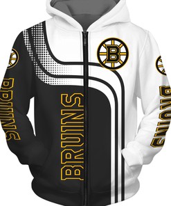 Pullover All Over Print Boston Bruins Hoodie Zip Hoodie Gifts For Fans