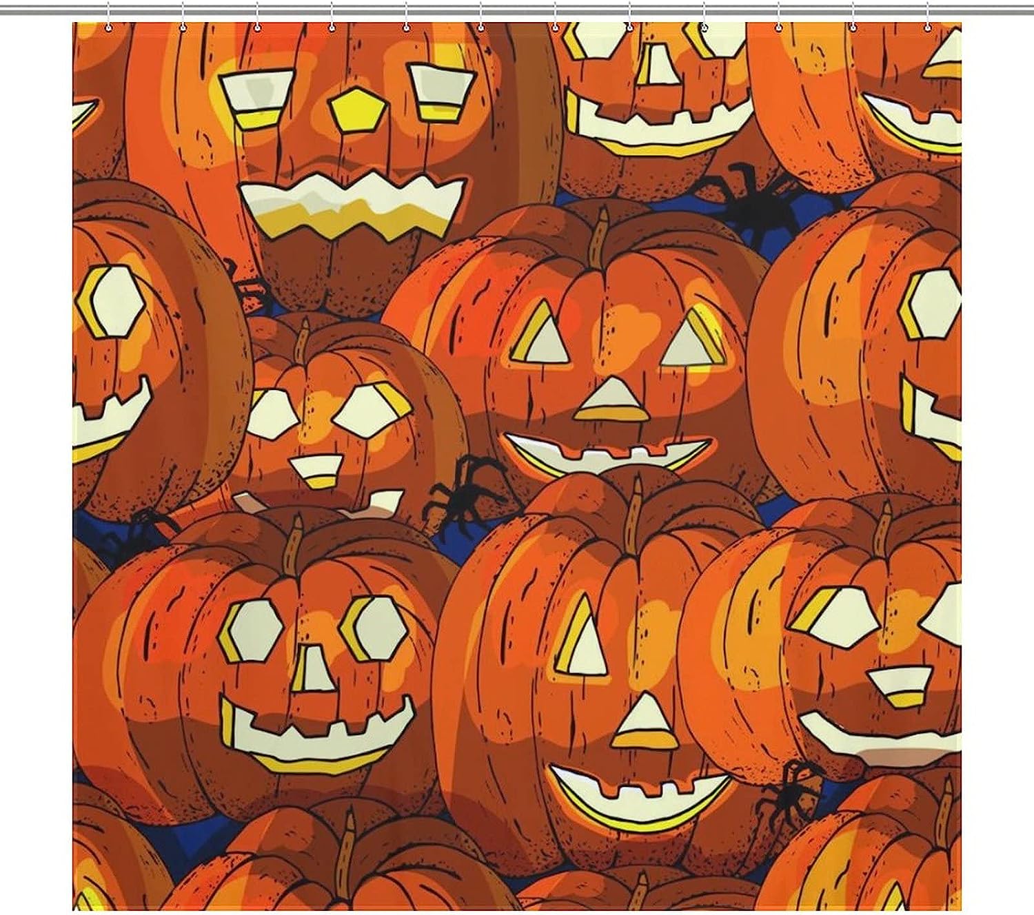 Pumpkin Spice And Everything Nice Printed Shower Curtain For Bathroom