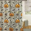 Pumpkins and Bats Snoopy Halloween Shower Curtain Set - Fun Bathroom Decor