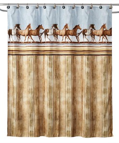 Puppy Party Fabric Shower Curtain, Cute Bathroom Decor