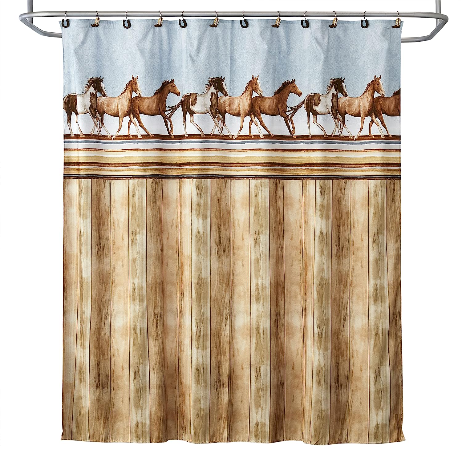 Puppy Party Fabric Shower Curtain, Cute Bathroom Decor