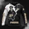 Purdue Boilermakers Long Sleeve Zip Hoodie Perfect For Fans
