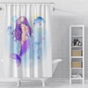 Purple Little Mermaid Decorative Shower Curtain
