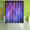 Purple Star Waterproof Bathroom Shower Curtain, Resistant and Durable with Unique Style