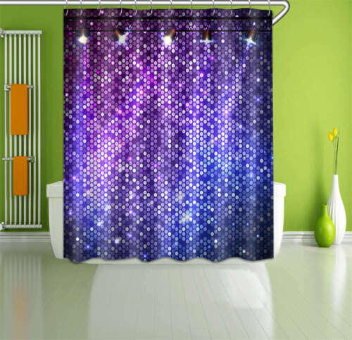 Purple Star Waterproof Bathroom Shower Curtain, Resistant and Durable with Unique Style