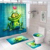 Quirky And Unique Frog Shower Curtain - A Fun And Playful Addition To Your Bathroom Decor