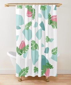 Quirky Star Shower Curtain for Fun Bathroom Decor