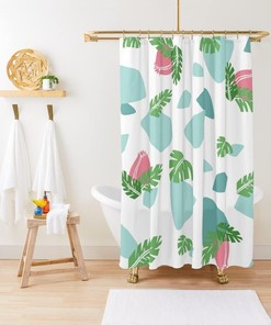 Quirky Star Shower Curtain for Fun Bathroom Decor