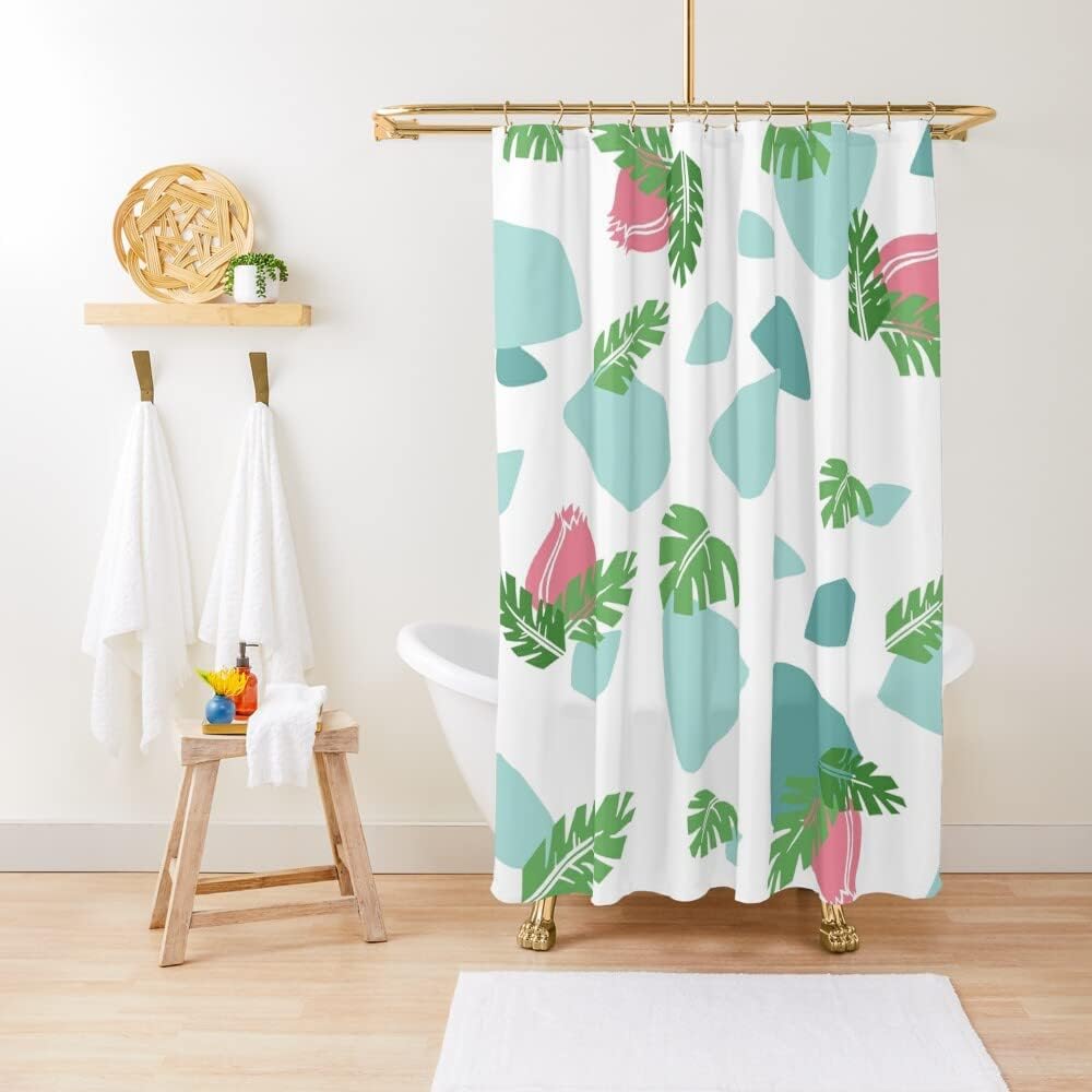 Quirky Star Shower Curtain for Fun Bathroom Decor