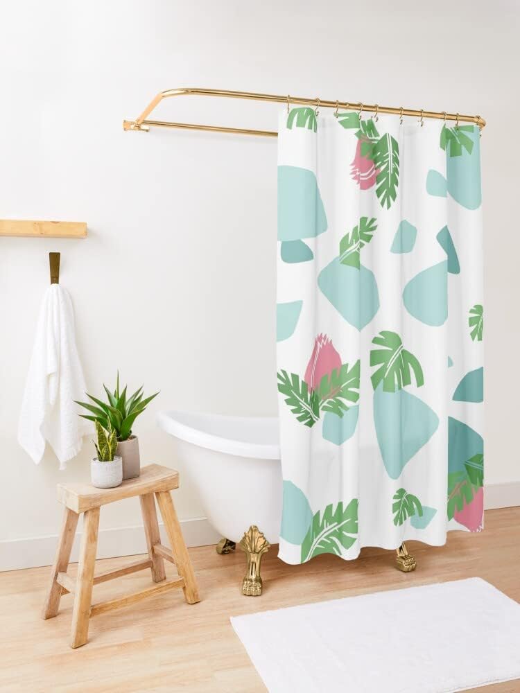 Quirky Star Shower Curtain for Fun Bathroom Decor
