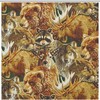Raccoon, Moose, Wolf, Deer, Bear, And Puma Animal Lovers Waterproof Shower Curtain