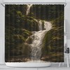 Rain Forest Shower Curtain with Irish Falls for Natural Bathroom Decor