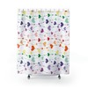 Rainbow Colored Heart Shower Curtain To Brighten Up Your Kids' Bathroom