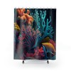 Realistic and Detailed Coral Reef Shower Curtain 