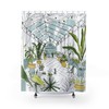 Red Leaves Spring Creative Botanical Shower Curtain