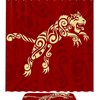 Red Tiger Waterproof Shower Curtain for Bold Bathroom Decor