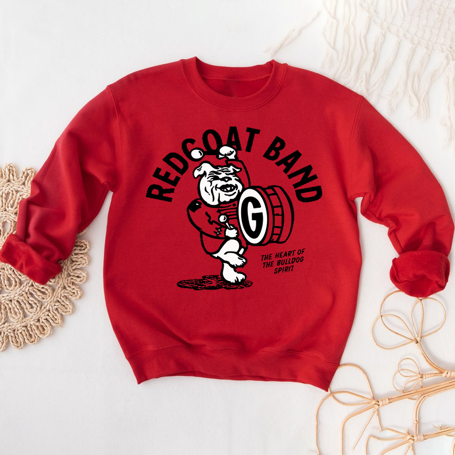 Redcoat Marching Band Retro Tee for Fans of Georgia Bulldogs - Perfect Apparel for Music Fans