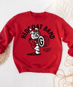Redcoat Marching Band Retro Tee for Fans of Georgia Bulldogs - Perfect Apparel for Music Fans