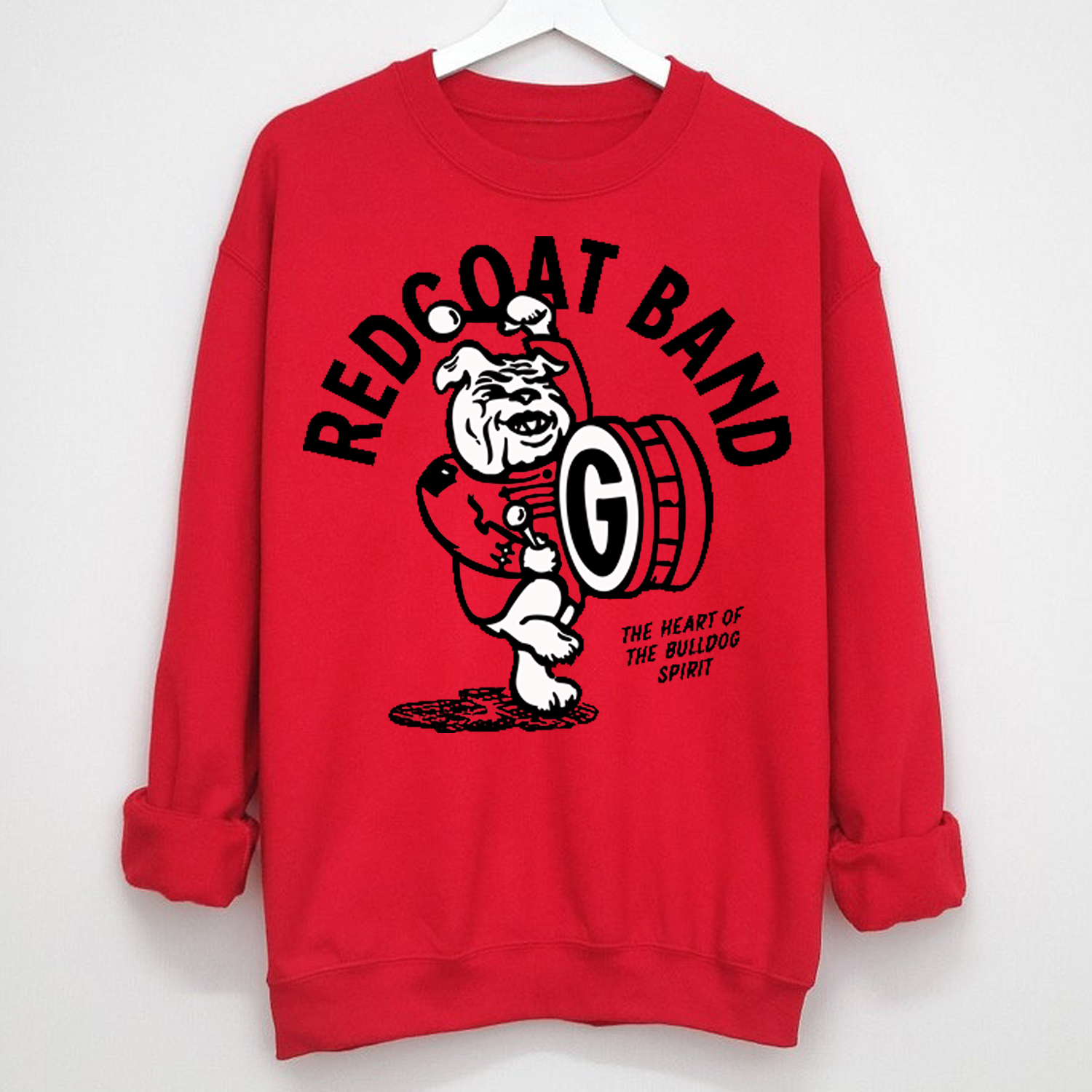 Redcoat Marching Band Retro Tee for Fans of Georgia Bulldogs - Perfect Apparel for Music Fans