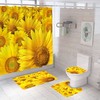 Refresh Your Bathroom Decor with Sunflower Shower Curtain