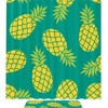 Refreshing Green Pineapples Shower Curtain for Bathroom 