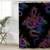 Regal Chinese Dragon Shower Curtain For A Sophisticated Bathroom