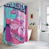 Relax And Enjoy A Kirby Anime Lo-Fi Shower With This Decorative Bath Tub Curtain