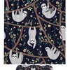 Relaxing Sloth on Tree Shower Curtain, Add a Hint of Nature to Your Bathroom 