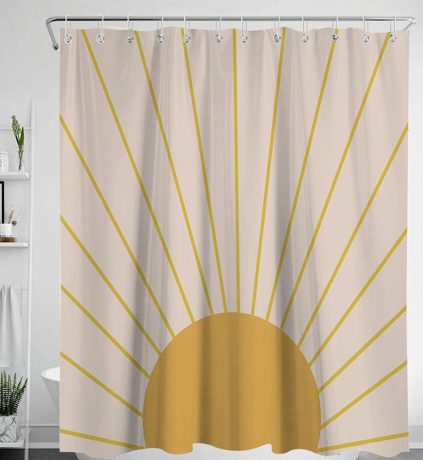 Relaxing Spa Bathroom Decor With Boho Shower Curtain - Image 2