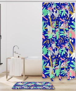 Relaxing and Cute Sloths Shower Curtain for a Refreshing Bathroom Decor