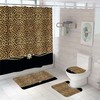 Renew Your Bathroom Style with this Leopard Print Shower Curtain
