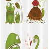 Reptile-themed Snake Stable Frog Ninja Shower Curtain for Bathroom Decor