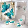 Restroom Delight: Butterfly Shower Curtain For Bathroom