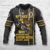 Retired All Over Print Boston Bruins Hoodie 3D Gifts For Fans