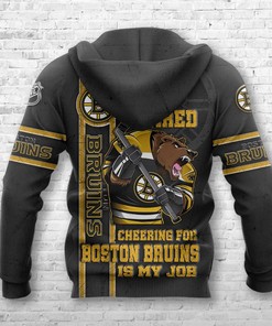 Retired All Over Print Boston Bruins Hoodie 3D Gifts For Fans