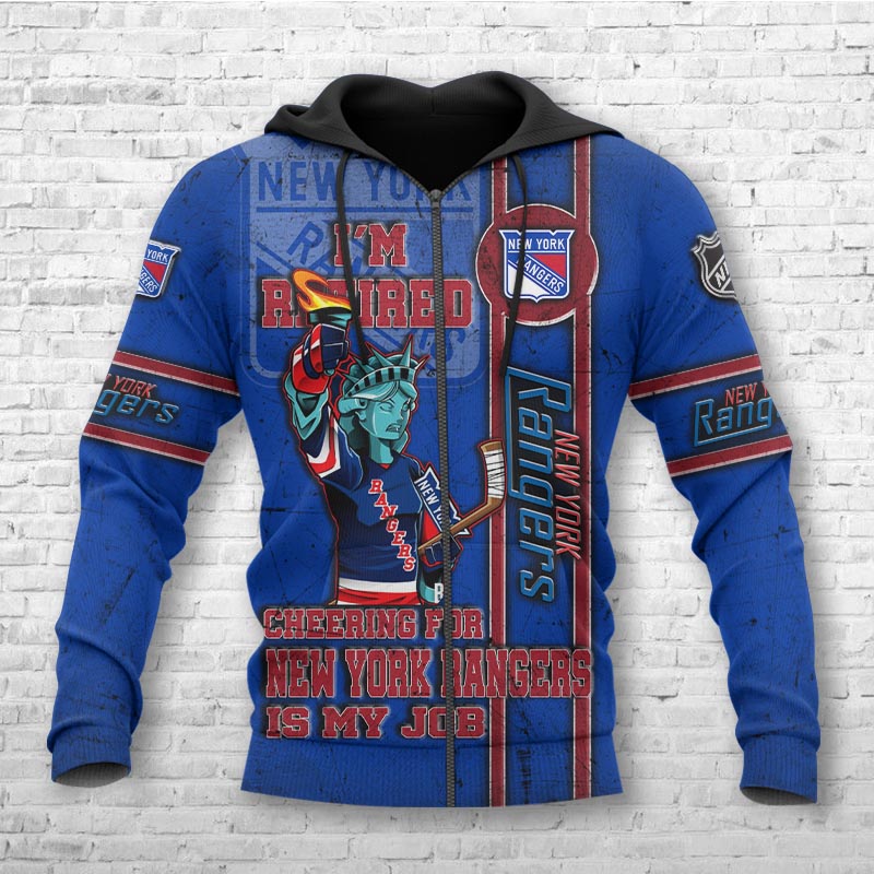 Retirement Gifts For Fans - All Over Print 3D Hoodie For New York Rangers