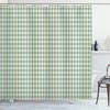 Retro Argyle (Diamond) Pattern Geometric Pattern Shower Curtain For Modern Bathroom Decor