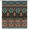 Retro Aztec Southwestern Geometric Shower Curtain