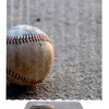 Retro Baseball Game Shower Curtain for Vintage Bathroom 