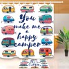 Retro Camper Car Shower Curtain - A Fun And Creative Addition To Your Bathroom
