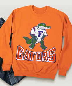 Retro Chic Vintage Style Florida Gators Shirt Perfect for Football Fan Gift