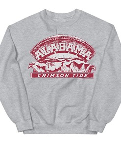 Retro Crimson Tide T-Shirt Hoodie Sweatshirt For Fans