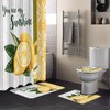 Retro Fruit Tropical Lemon Creative Shower Curtain Ideas