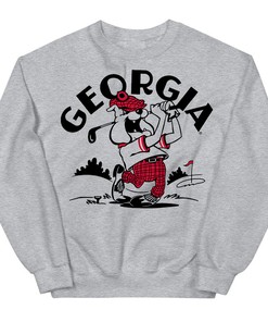 Retro Georgia Bulldogs Golf Tee - Perfect Apparel for Fans of Golf and College Sports