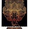 Retro Magic Sun Beach Style Shower Curtain for Bathroom 
