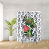 Retro Mushroom Shower Curtain - Cute Hippie Bathroom Decor