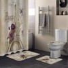 Retro Paris Eiffel Tower Luxury Shower Curtain