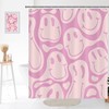 Retro Smile Shower Curtain for a Quirky and Fun Bathroom